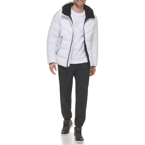 Streetwear Fashion Puffer <b>Hoodie</b> Mens Jacket Trendy Oversized Outerwear Soft And Warm Winter <b>Hoodie</b> - Product Image 6