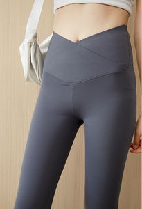 Leggings de yoga taille haute pour femme, effet push-up, sans couture, pour la salle de sport, tissu doux, extensible, antibactérien, respirant - Product Image 2