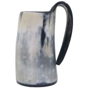 Tendance : Mugs originaux en corne vintage, logo de marque personnalisé imprimé, mugs à bière fantaisie réutilisables, cadeau de collection pour les Vikings - Product Image 2