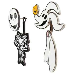 Pendientes Hipoalergénicos de Navidad con Diseño de Abeja Nocturna al por Mayor para Niñas, Joyería Segura con Gancho de Pez, Regalo para Orejas Sensibles, Amantes de los Dibujos Animados - Product Image 1