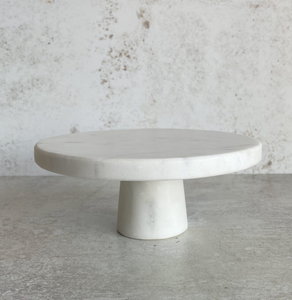 Support à gâteau en marbre Poignée en laiton Artisanat Ensemble de table de salle à manger classique Support à gâteau en marbre au design moderne - Product Image 3