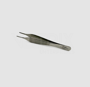Fórceps de vendaje Adson Manual de alta calidad, 12cm, agarre antideslizante de acero inoxidable, instrumento quirúrgico de cirugía dentada, certificado CE - Product Image 5