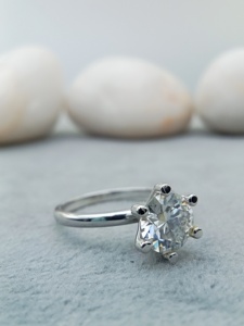 Custom Fancy Solitaire Shape VVS Moissanite Gold 14k 18k Engagement Wedding Diamond Ring 925 Silver Trendy 100% Parties Gifts - Product Image 2