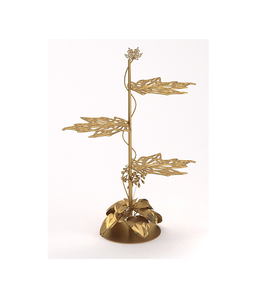 Support à gâteau en aluminium Leaf Design forme et taille personnalisées Présentoir à dessert et fruits du fabricant en Inde - Product Image 2