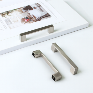 Modern Brushed Nickel Zinc Alloy Cabinet Handle Drawer Pulls for Kitchen Bathroom Dining Living Room Multifunctional Use - Product Image 3