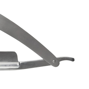 Navaja de Afeitar Profesional de Acero Inoxidable Alemán, Color Negro Mate, para Barbería - Product Image 6