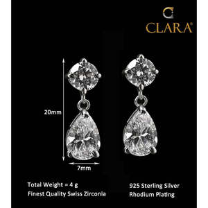 ต่างหูแฟชั่นสตรีเงินแท้ 925 - Product Image 6