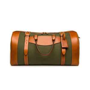 กระเป๋าเดินทางหนังแท้ของผู้ชายวินเทจพร้อมช่องเก็บรองเท้ากระเป๋าดัฟเฟิลแบบวินเทจสำหรับจัดเก็บรองเท้า - Product Image 3