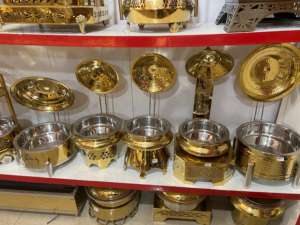 Nouvelles casseroles durables en acier inoxydable |   Support de chauffe-plats écologique compatible avec les plaques à induction au design contemporain - Product Image 3