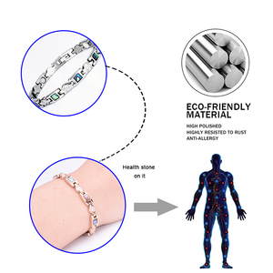 Nuovo arrivo all'ingrosso gioielli magnetico equilibrio braccialetto di guarigione bracciale personalizzato 316L in acciaio inox per gli uomini e le donne - Product Image 6