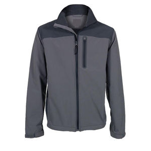 Logo personnalisé de haute qualité en gros épais Zip Outdoor Soft Shell Fleece Jacket pour homme - Product Image 3