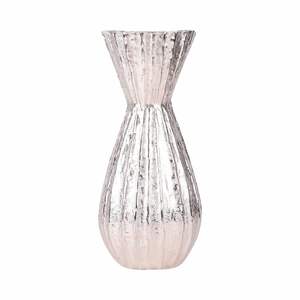 Pot de fleurs en aluminium plaqué argent fait à la main Accessoires de décoration intérieure Vase décoratif de luxe - Product Image 3