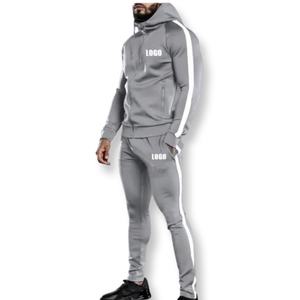 Ensembles de survêtements en nylon personnalisés, brodés, pour hommes, deux pièces, pantalons évasés, ensembles de survêtements, sweats à capuche, survêtements pour hommes - Product Image 5