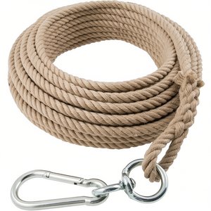 BRAUN Corde torsadée à 4 brins de 25 m avec boucle de 16 mm pour équipement et accessoires d'escalade - Product Image 3