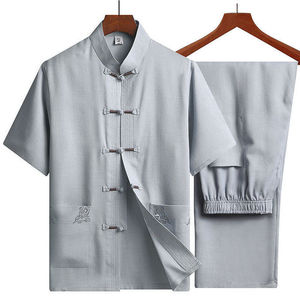 Meilleures ventes de vêtements d'entraînement, uniforme de kung-fu personnalisé, uniforme d'équipe de kung-fu, vêtements d'arts martiaux, uniforme de kung-fu en velours, OEM - Product Image 1