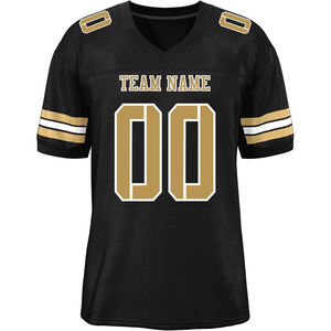 Urban Streetwear Maillots de football américain Séchage rapide Respirant Polyester Mesh Sublimation Team Logo Name Plus Size Sportswear - Product Image 5