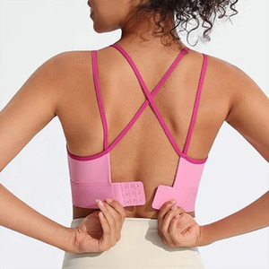 High-Impact Sports Bra for Women Shockproof Color <b>Block</b> Integrated Design for All Season Running & <b>Yoga</b> - Product Image 5