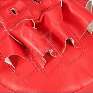 Pads de frappe en cuir pour boxe et MMA - Protection de haute qualité et respirants, personnalisables pour l'entraînement au kickboxing et à la boxe thaï - Product Image 3