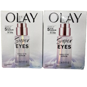 (Lot de 2) Olay Super Serum Crème pour les yeux, vitamine C et niacinamide Sérum quotidien pour les yeux, 0.45 floz - Product Image 6