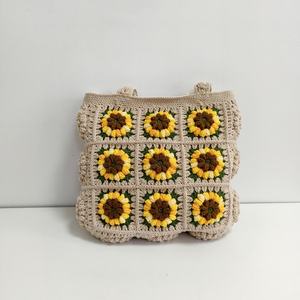 Bolso de Hombro Tejido a Crochet, Hecho a Mano, con Decoración de Bordado, Nueva Tendencia de Moda 2025, Venta al Por Mayor de Fábrica - Product Image 5