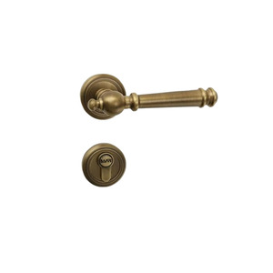 Brass <strong>Door</strong> <strong>Knobs</strong> Anti-Theft Black and <strong>Gold</strong> Wooden <strong>Door</strong> Locks Interior <strong>Door</strong> Handle - Product Image 3