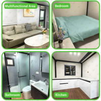 Offre Spéciale – Mini-maison de luxe préfabriquée style Apple, construction rapide, conteneur portable insonorisé de 20 pieds ou 40 pieds pour bureau ou habitation