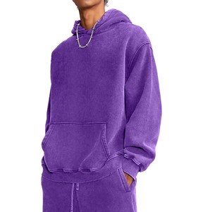 Sweatshirts en coton de couleur unie vierge au design personnalisé pour hommes pour femmes sweatshirts unisexes à enfiler de haute qualité Vente en gros - Product Image 4