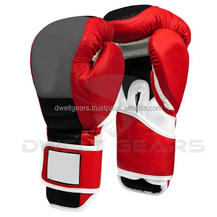 2023 gants d'entraînement de boxe unisexes personnalisés gants d'exercice en cuir PU avec impression de Logo personnalisé conception sans marque