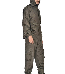 Ensemble survêtement d'hiver pour homme en coton personnalisé avec capuche, coupe-vent vintage, vêtements de sport, service OEM - Product Image 5