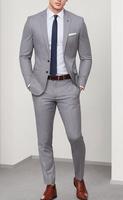 Jas, Rompi, dan Celana Formal Pria untuk Pengiring Pengantin, Desain Khusus Bearfit OEM ODM, Slim Fit, Single Breasted, Ukuran Besar, untuk Pernikahan