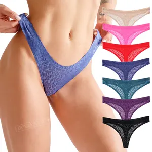 Heiße Mädchen in Riemen Frauen Nahtlose T-Back Atmungsaktive Höschen Sexy Unterwäsche Dessous G-String Für Damen