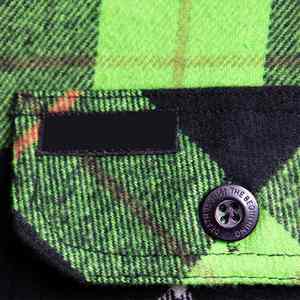 Chemises en flanelle pour motards, boutons-pression personnalisés, unisexe, boutonnées, vente chaude, anti-rides, chemises pour hommes - Product Image 5