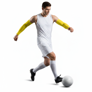 Manchons de bras de sport professionnels personnalisables pour hommes et femmes Support de coude prêt pour l'extérieur avec nom d'équipe personnalisé Style d'ensemble - Product Image 4