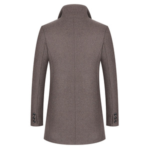 Long manteau d'hiver personnalisé pour hommes de haute qualité écologique en fibre de bambou respirant confortable Offre Spéciale bouton décoration fourrure de mouton - Product Image 5