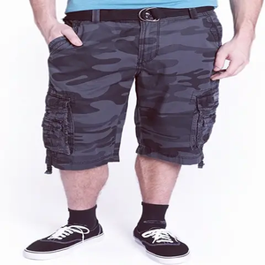 Pantalones cortos de alta calidad Pantalones cortos de carga de verano con bolsillos Pantalones cortos casuales de algodón para hombre - Product Image 3