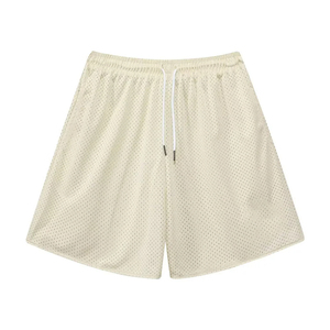 Short de sport en maille monocouche avec logo personnalisé pour hommes, taille élastique, survêtement de basket-ball, vêtements athlétiques, shorts de sport pour la course à pied - Product Image 6