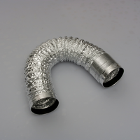 Conduit d'évacuation flexible en aluminium pour cuisine, boulangerie, restaurant et ventilation commerciale