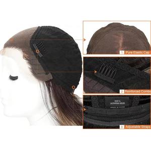 Perruque en dentelle à double trame pour extensions de cheveux indiens de temple, avec ondulations profondes et lisses soyeuses, Cheveux vierges Remy HAIR KING - Product Image 1