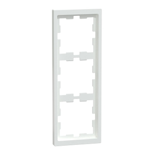 Per interruttori a parete SCHNEIDER ELECTRIC D-Life Merten MTN4030-6535 Cornice di copertura 3 moduli Bianco Lotus - Product Image 1