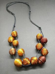 New Arrival Big Resin Stone Pendent Jewelry Vintage Long Link Chain Fashion Choker Natural Handmade <b>Necklace</b> for Women - Product Image 3