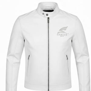 Chaqueta de Cuero Personalizada Más Vendida del 2026, Chaqueta de Cuero Genuino de Piel de Vaca Natural para Hombre, Manga Larga, Chaleco de Motociclista a la Moda. - Product Image 5