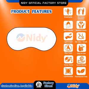NIDY Disposable Oval Shape <b>Eye</b> Mask / <b>Eye</b> Pillow <b>Covers</b> <b>for</b> Home Care, Furnishing, Bedding, Personal Hygiene & Comfortable <b>Sleep</b> - Product Image 2