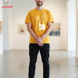 Camisetas de Verano para Hombre, Nueva Colección, Ligeras, Ecológicas, de Poliéster/Algodón, de Secado Rápido, Cuello Redondo y Manga Corta - Product Image 4