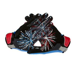 Gants de football américain avec votre propre logo Vente en gros Derniers gants de football américain ajustés Bon marché à vendre - Product Image 2