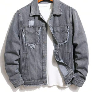 Chaquetas de mezclilla para hombre elegantes y duraderas Estilo resistente y versatilidad Dominar el aspecto Chaquetas de mezclilla para hombre para cada ocasión - Product Image 1