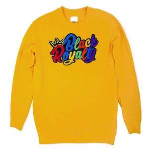 Sudadera Unisex de cuello redondo personalizada de alta calidad 100% parche de chenilla mezclado de algodón térmico de moda para el invierno - Product Image 1