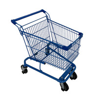 Vente en gros d'usine de caddie 50L pour grands enfants chariot pour supermarché épicerie caddie en métal pour enfant