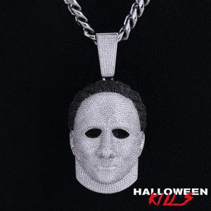 Collar con Colgante de Oro Certificado con Diamantes Reales en Oro Blanco con Cadena de Tenis para Hombre y Mujer - Product Image 3