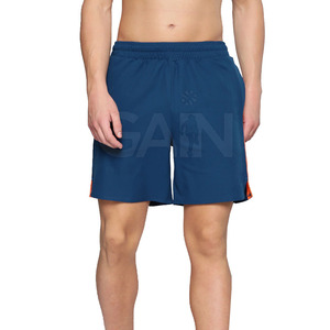 Pantalones Cortos Deportivos de Poliéster para Hombre, Cintura Media, Casuales, con Logotipo Personalizado, de Secado Rápido, Transpirables, para Gimnasio y Entrenamiento, con Bolsillos, al por Mayor - Product Image 1