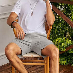 กางเกงขาสั้นผ้าคอตตอนหลายกระเป๋าสำหรับผู้ชายกางเกงกีฬากางเกงผ้าคอตตอนแบบลำลองกางเกงคาร์โก้100% คุณภาพสูงสำหรับฤดูร้อน - Product Image 6